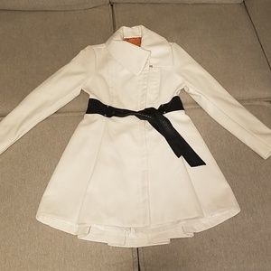 womens white evening jacket